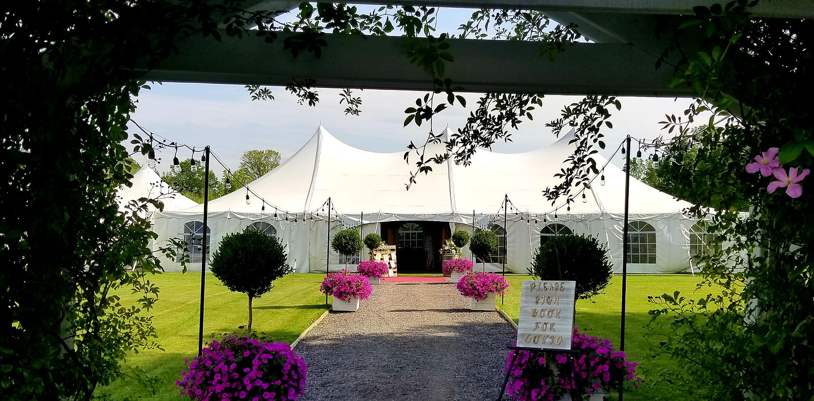 Beautiful Reception Marquee